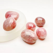 Load image into Gallery viewer, Natural Lavender Rose Quartz Tumble