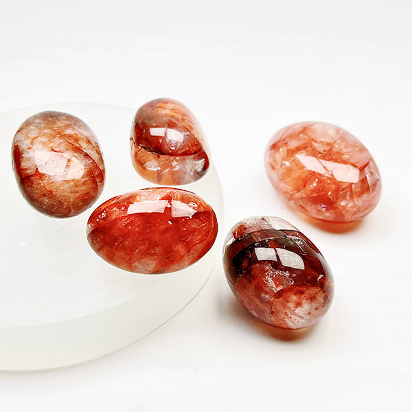 Natural Fire Quartz Tumble