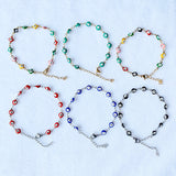 Different Color Resin  Evil Eyes  Bracelet BC0008