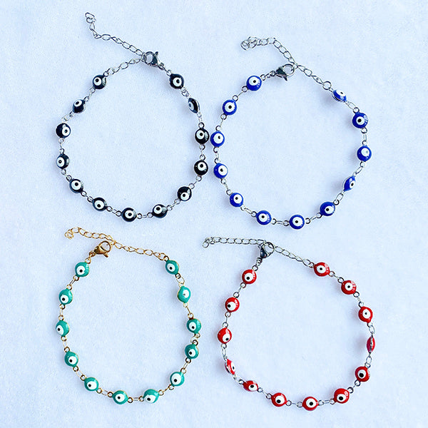 Different Color Resin  Evil Eyes  Bracelet BC0008