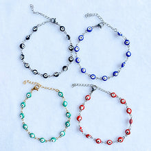 Load image into Gallery viewer, Different Color Resin  Evil Eyes  Bracelet BC0008