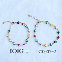 Load image into Gallery viewer, Different Color Resin  Evil Eyes  Bracelet BC0008