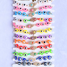 Load image into Gallery viewer, Resin  Evil Eyes  Zircon Bracelet BD0007