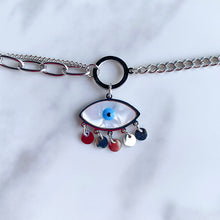 Load image into Gallery viewer, Stainless Steel Evil Eyes Shell  Bracelet BD0013