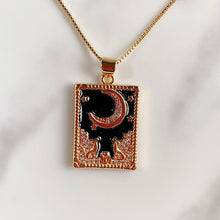 Load image into Gallery viewer, Stainless Steel Evil Eyes Enamel Pendant  Zircon Necklace NA0053