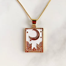 Load image into Gallery viewer, Stainless Steel Evil Eyes Enamel Pendant  Zircon Necklace NA0053