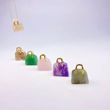 Load image into Gallery viewer, Natural Crystal Stone Package Pendant