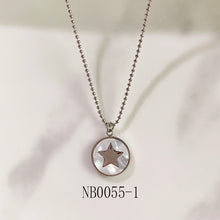 Load image into Gallery viewer, Stainless Steel Star Pendant Shell Necklace NB0055