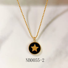 Load image into Gallery viewer, Stainless Steel Star Pendant Shell Necklace NB0055