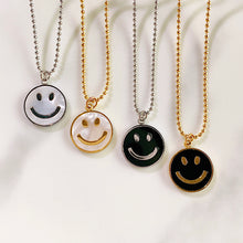 Load image into Gallery viewer, Stainless Steel Smiling Face Series Pendant Shell Necklace NB0056