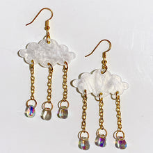 Load image into Gallery viewer, Alloy Evil Eyes Sun Star Amethyst Moon Earring EA0004