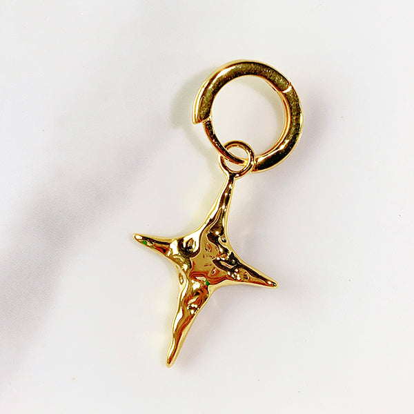 Alloy Moon Star Asymmetry Earring EC0005