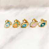 Alloy Evil Eyes Enamel  Earring EC0022