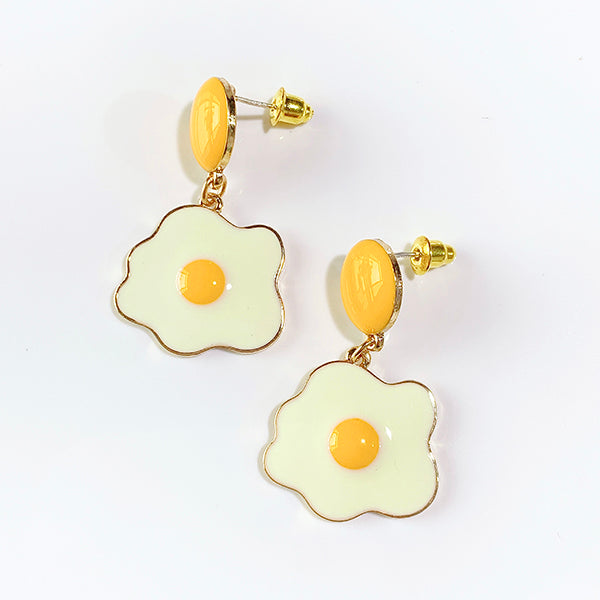 Alloy Poached Egg Earring EC0023