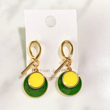 Load image into Gallery viewer, Alloy Enamel 925 Silver Earring EC0030