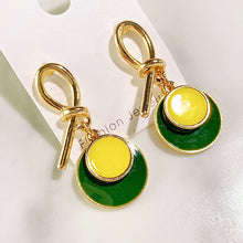 Load image into Gallery viewer, Alloy Enamel 925 Silver Earring EC0030