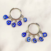 Load image into Gallery viewer, Alloy Evil Eyes Tassel  Earring EC0033