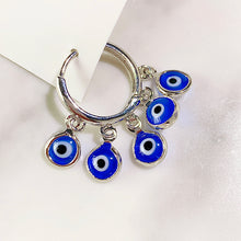 Load image into Gallery viewer, Alloy Evil Eyes Tassel  Earring EC0033