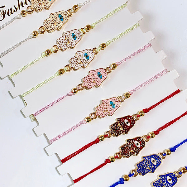 Enamel Evil Eyes Bracelet (a set 12pcs) BD0025