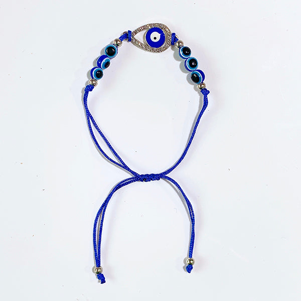 Evil Eyes  Blue Series Zircon Bracelet (a set 12pcs) BD0029