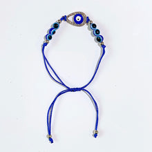 Load image into Gallery viewer, Evil Eyes  Blue Series Zircon Bracelet (a set 12pcs) BD0029