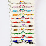 Different Color Rainbown Enamel  Bracelet (a set 12pcs) BD0033