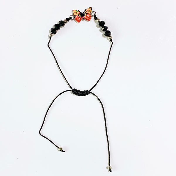 Different Color Butterfly Enamel  Bracelet (a set 12pcs) BD0034