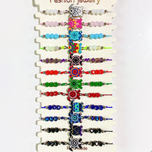 Load image into Gallery viewer, Different Color tortoise Enamel  Bracelet (a set 12pcs) BD0036