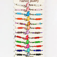 Load image into Gallery viewer, Different Color Flamingo Enamel  Bracelet (a set 12pcs) BD0037