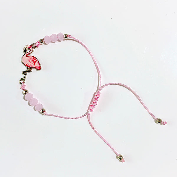 Different Color Flamingo Enamel  Bracelet (a set 12pcs) BD0037