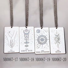 Load image into Gallery viewer, Stainless Steel Tarot series Pendant Necklace NB0067