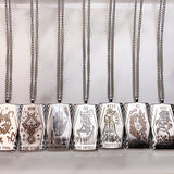 Stainless Steel Tarot series Pendant Necklace NC0047