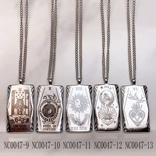 Load image into Gallery viewer, Stainless Steel Tarot series Pendant Necklace NC0047