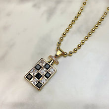 Load image into Gallery viewer, Stainless Steel Zircon Perfume Bottles Pendant Necklace NC0049