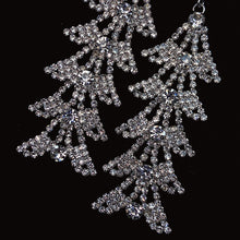 Load image into Gallery viewer, 925 Silver-Pin Zircon  Christmas Tree Earrings ED0006