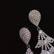 Load image into Gallery viewer, 925 Silver-Pin Zircon  Christmas Tree Earrings ED0006