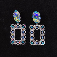 Load image into Gallery viewer, 925 Silver-Pin Blue Zircon  Earrings ED0013