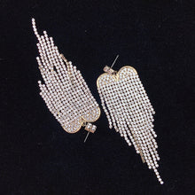 Load image into Gallery viewer, 925 Silver-Pin Tassel Zircon Earrings ED0020