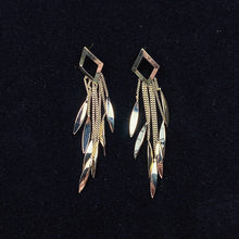 Load image into Gallery viewer, Alloy rhomb Tassel Earrings ED0025