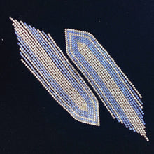 Load image into Gallery viewer, 925 Silver-Pin Long Tassel Zircon  Earrings ED0026