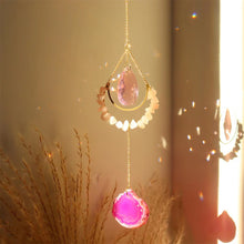 Load image into Gallery viewer, Nature Agate Crystal Chip Sun Catcher /Wind Bell