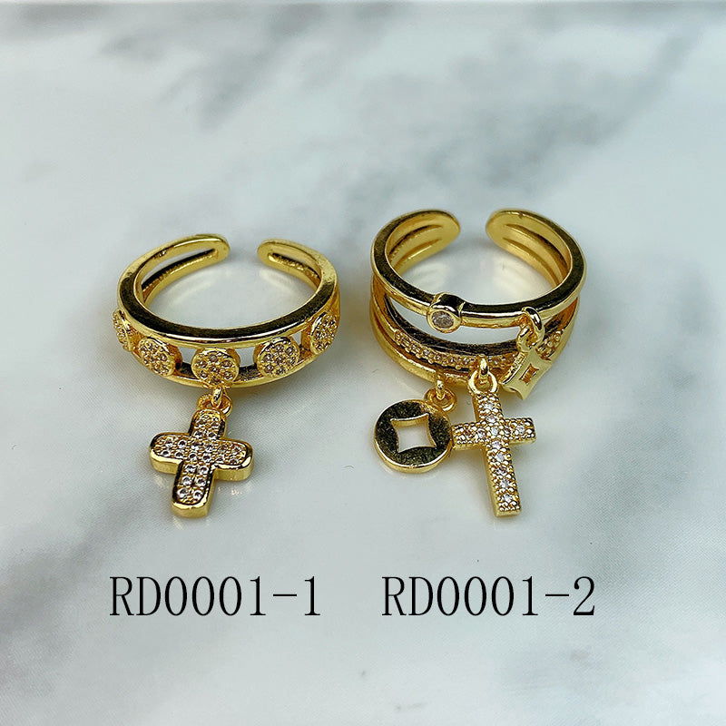 S925 Synthetic Diamond Ring RF0001