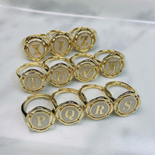 Load image into Gallery viewer, Stainless Steel 26 Letters Can Adjust Ring (a set 26pcs)  RE0005