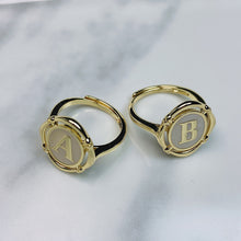 Load image into Gallery viewer, Stainless Steel 26 Letters Can Adjust Ring (a set 26pcs)  RE0005