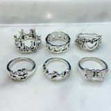 Stainless Steel Silver Series  Ring RE0014