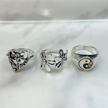 Load image into Gallery viewer, Stainless Steel Silver Series  Ring  (a set 6 pcs) RE0020