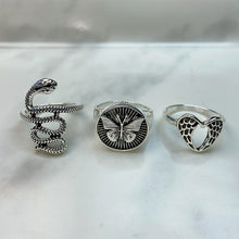 Load image into Gallery viewer, Stainless Steel Silver Series  Ring  (a set 6 pcs) RE0023