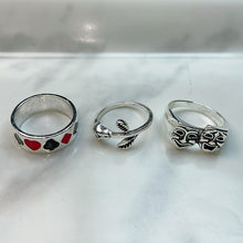 Load image into Gallery viewer, Stainless Steel Silver Series  Ring  (a set 6 pcs) RE0023