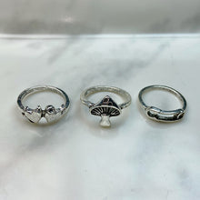 Load image into Gallery viewer, Stainless Steel Silver Series  Ring  (a set 6 pcs) RE0024