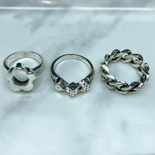 Load image into Gallery viewer, Stainless Steel Silver Series  Ring  (a set 6 pcs) RE0030